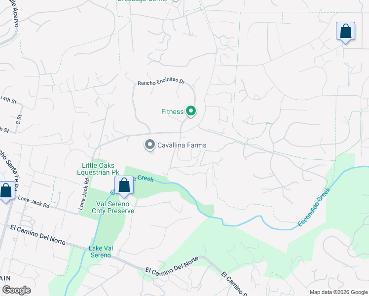 map of restaurants, bars, coffee shops, grocery stores, and more near 3117 Camino Del Rancho in Encinitas