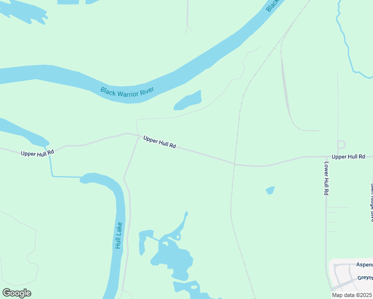 map of restaurants, bars, coffee shops, grocery stores, and more near Upper Hull Road in Tuscaloosa