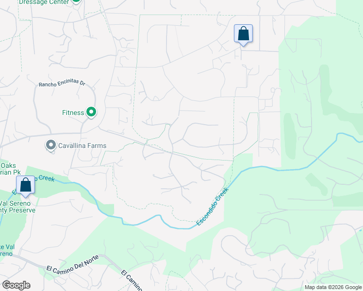 map of restaurants, bars, coffee shops, grocery stores, and more near 3325 Jasmine Crest in Encinitas