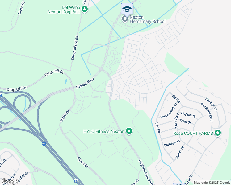 map of restaurants, bars, coffee shops, grocery stores, and more near 601 Holloway Street in Summerville