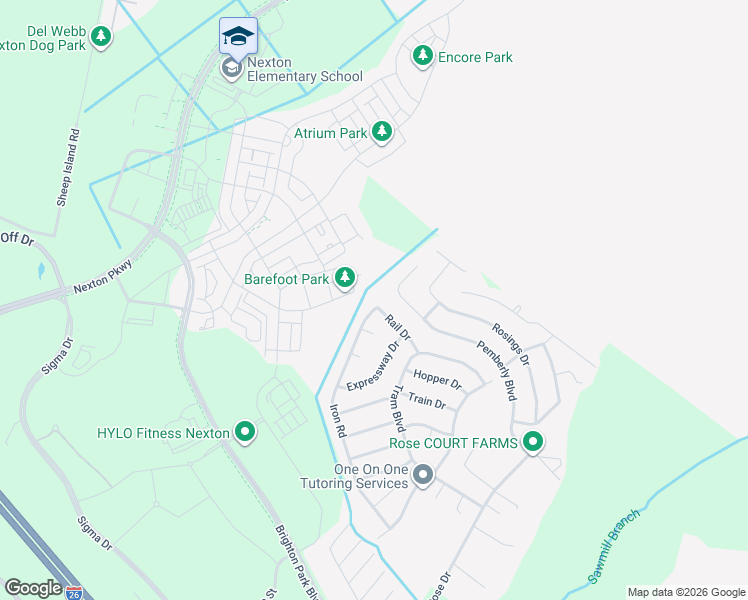 map of restaurants, bars, coffee shops, grocery stores, and more near 121 Rail Drive in Summerville