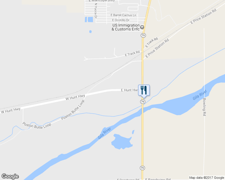 map of restaurants, bars, coffee shops, grocery stores, and more near 14109 East Hunt Highway in Florence