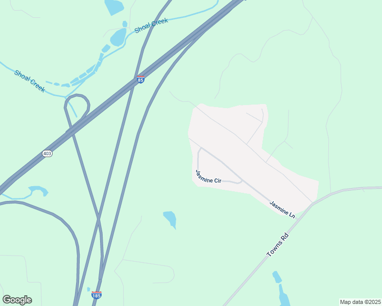 map of restaurants, bars, coffee shops, grocery stores, and more near 429 Jasmine Circle in LaGrange