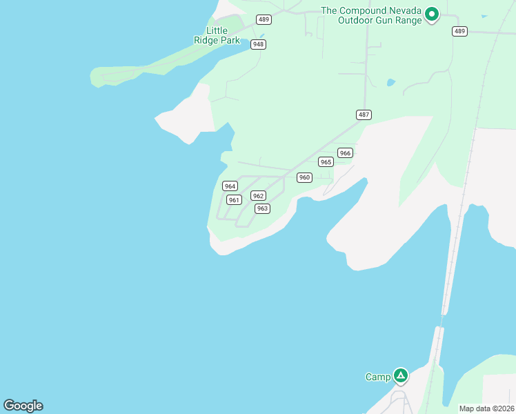 map of restaurants, bars, coffee shops, grocery stores, and more near 7466 County Road 963 in Nevada