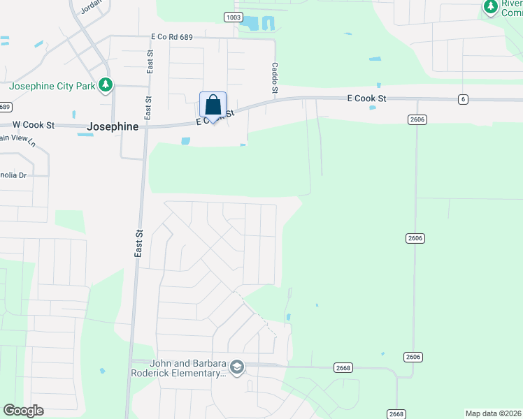 map of restaurants, bars, coffee shops, grocery stores, and more near 617 Pine Hollow Way in Royse City