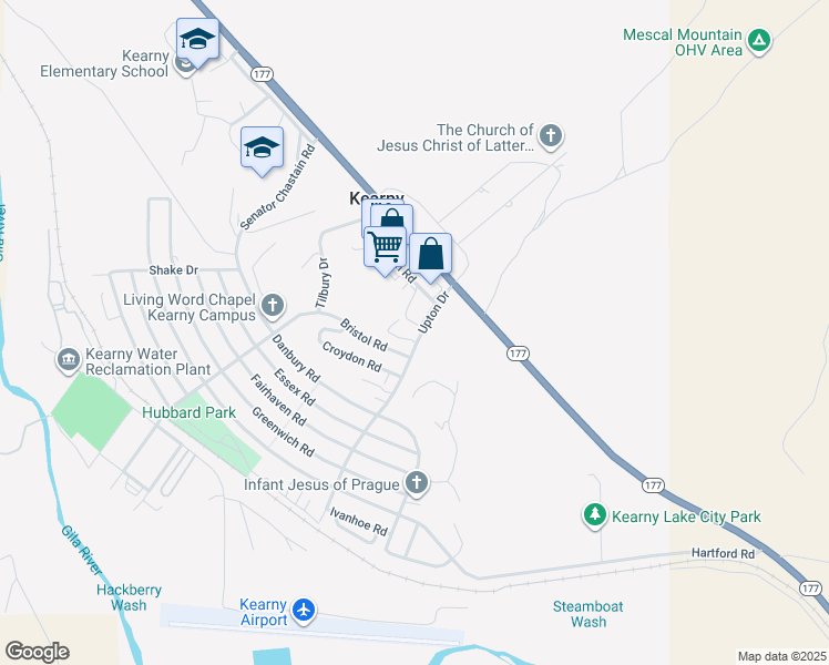 map of restaurants, bars, coffee shops, grocery stores, and more near 305 Alden Road in Kearny