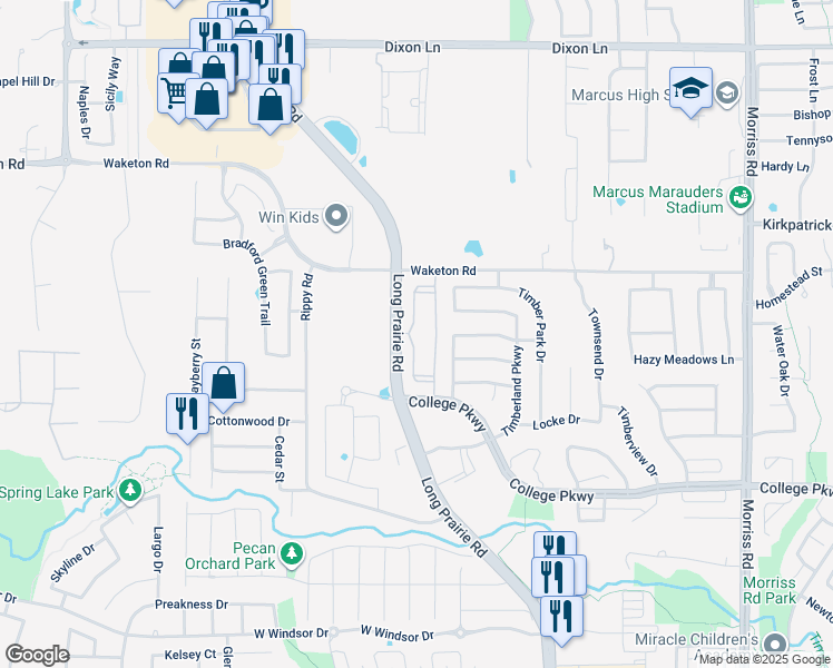 Flower Mound Tx Zip Code Map United States Map