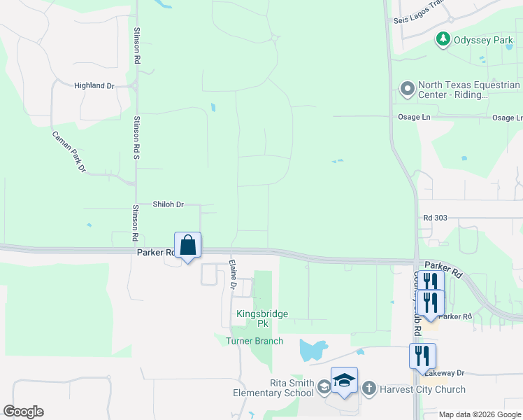 map of restaurants, bars, coffee shops, grocery stores, and more near 1720 Lincoln Road in Lucas