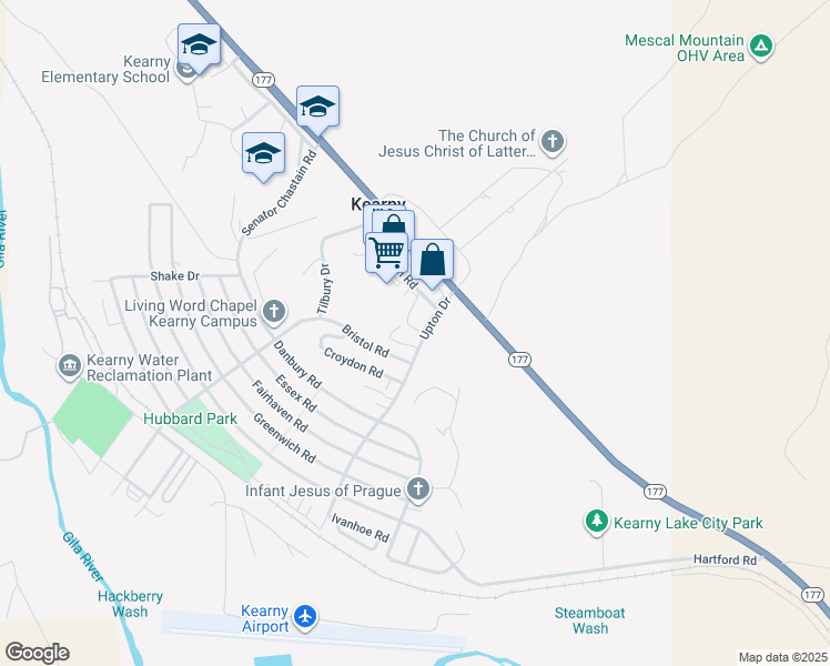 map of restaurants, bars, coffee shops, grocery stores, and more near 305 Alden Road in Kearny