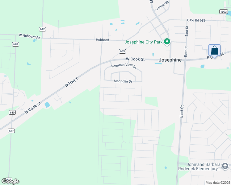 map of restaurants, bars, coffee shops, grocery stores, and more near 411 Azalea Drive in Nevada