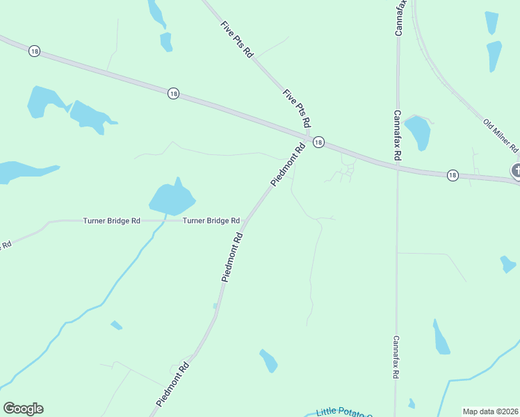 map of restaurants, bars, coffee shops, grocery stores, and more near 828 Piedmont Road in Barnesville