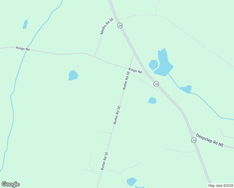 map of restaurants, bars, coffee shops, grocery stores, and more near 141 Butler Road Southeast in Milledgeville