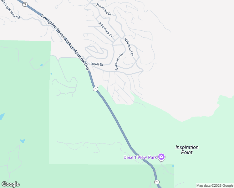 map of restaurants, bars, coffee shops, grocery stores, and more near 4010 Imperial Drive in Julian