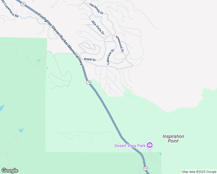 map of restaurants, bars, coffee shops, grocery stores, and more near 4006 Echo Drive in Julian