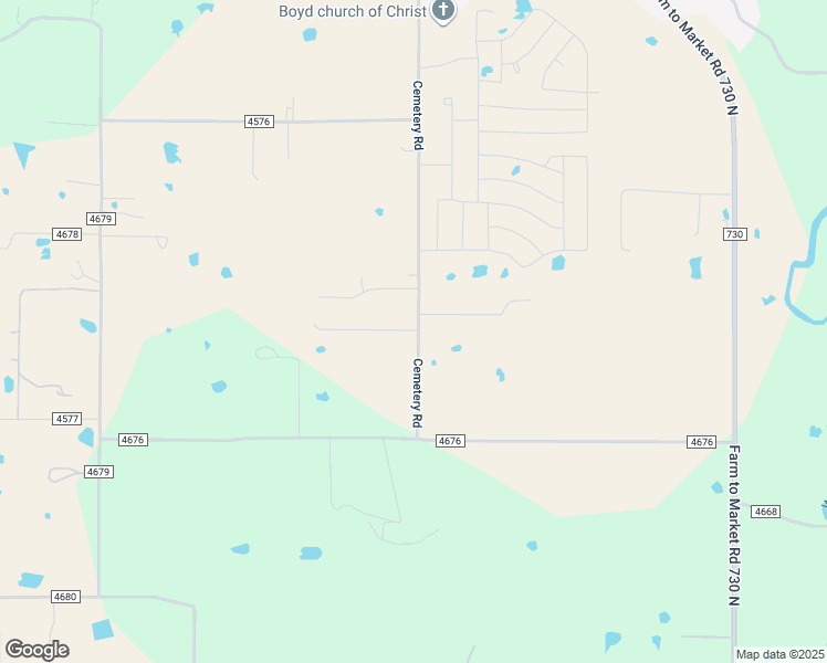 map of restaurants, bars, coffee shops, grocery stores, and more near 526 Cemetery Road in Boyd