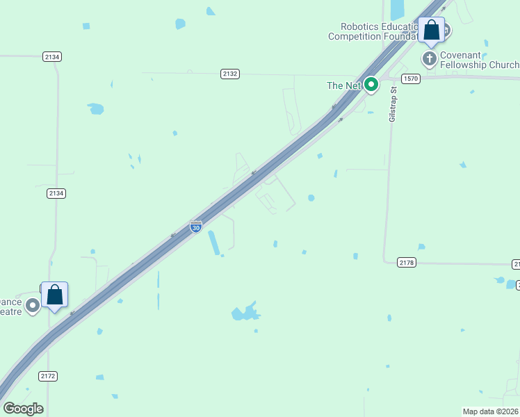 map of restaurants, bars, coffee shops, grocery stores, and more near 1969 Interstate 30 Frontage Road in Greenville