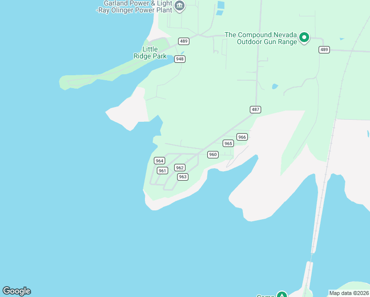 map of restaurants, bars, coffee shops, grocery stores, and more near 7411 Jeni Lane in Nevada