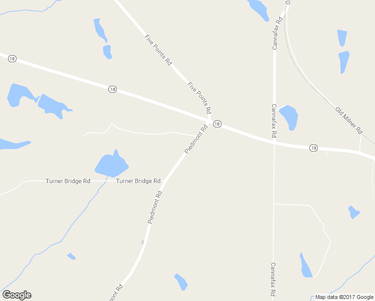 map of restaurants, bars, coffee shops, grocery stores, and more near 412 Piedmont Road in Barnesville