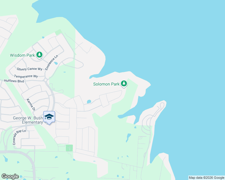 map of restaurants, bars, coffee shops, grocery stores, and more near 2430 Solomons Place in Wylie