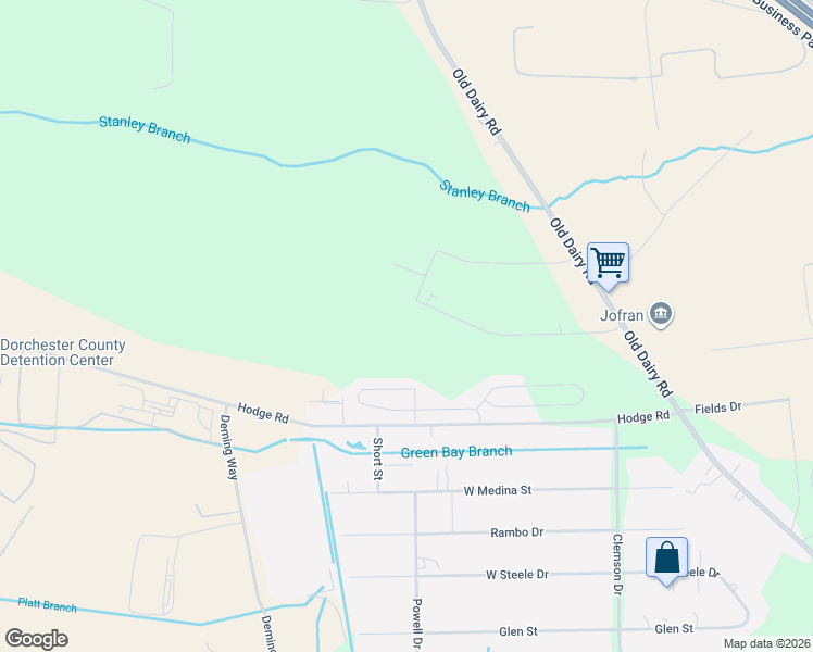 map of restaurants, bars, coffee shops, grocery stores, and more near 138 Cherrywood Drive in Summerville