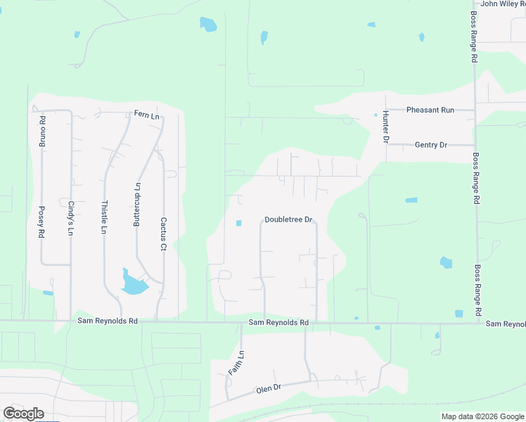 map of restaurants, bars, coffee shops, grocery stores, and more near 18720 Doubletree Drive in Justin