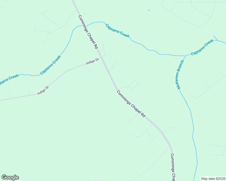 map of restaurants, bars, coffee shops, grocery stores, and more near 126 Cummings Chapel Road in Ridgeville