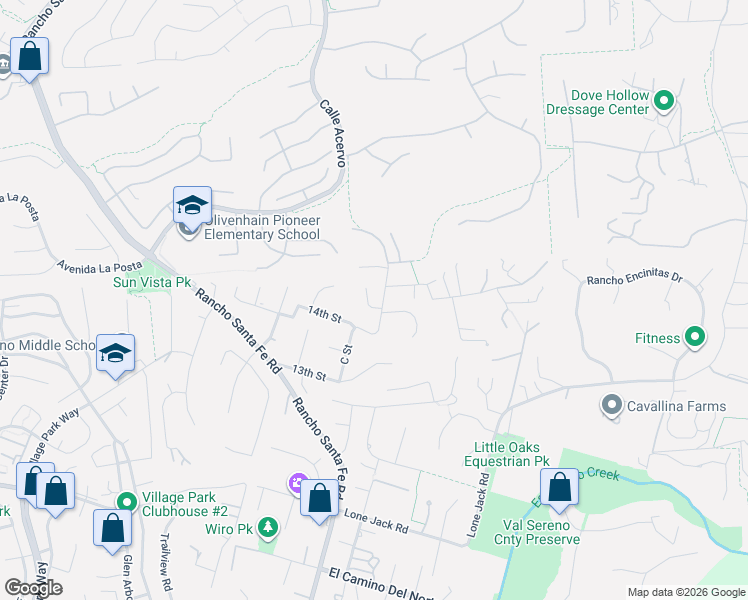 map of restaurants, bars, coffee shops, grocery stores, and more near 970 Dove Run Road in Encinitas