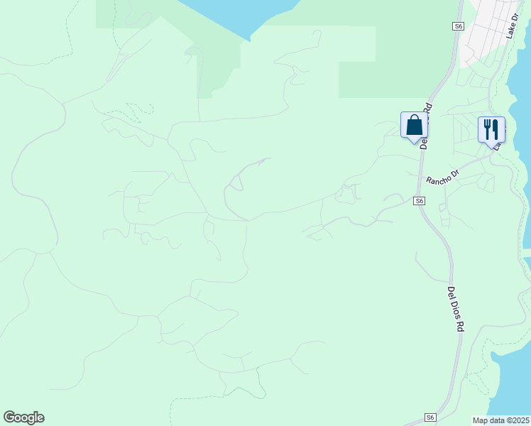 map of restaurants, bars, coffee shops, grocery stores, and more near Mount Israel Road in Escondido