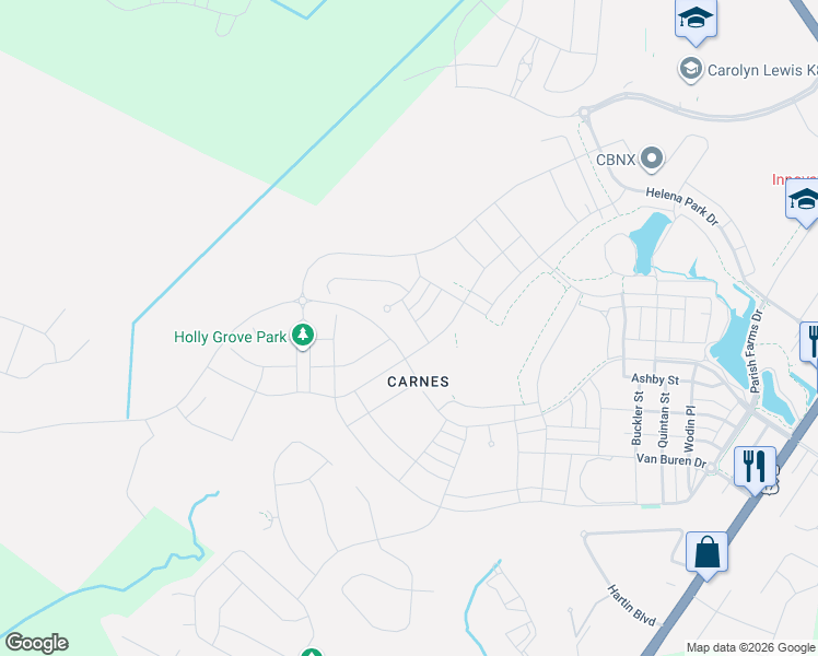 map of restaurants, bars, coffee shops, grocery stores, and more near Unnamed Road in Summerville