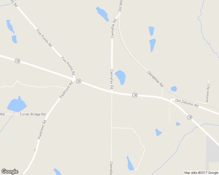 map of restaurants, bars, coffee shops, grocery stores, and more near 865 Georgia 18 in Barnesville