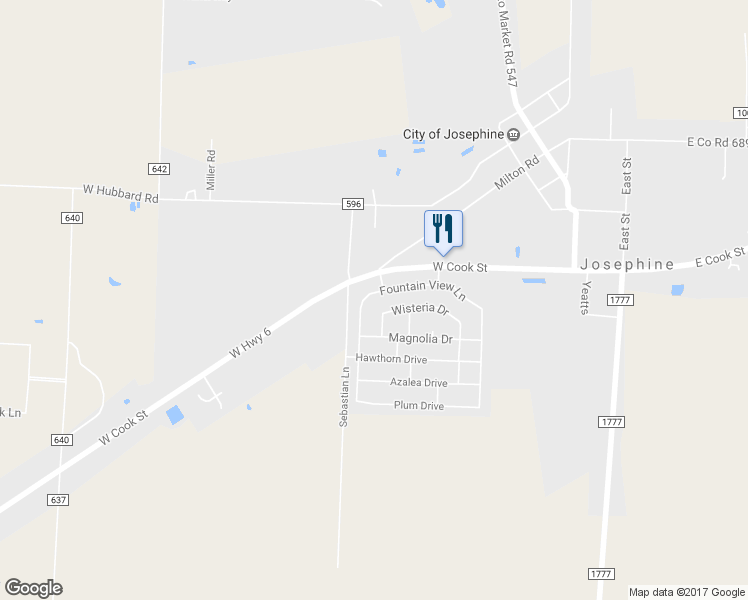 map of restaurants, bars, coffee shops, grocery stores, and more near 555 Fountain View Lane in Nevada