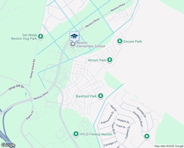 map of restaurants, bars, coffee shops, grocery stores, and more near Oak Bend Street in Summerville
