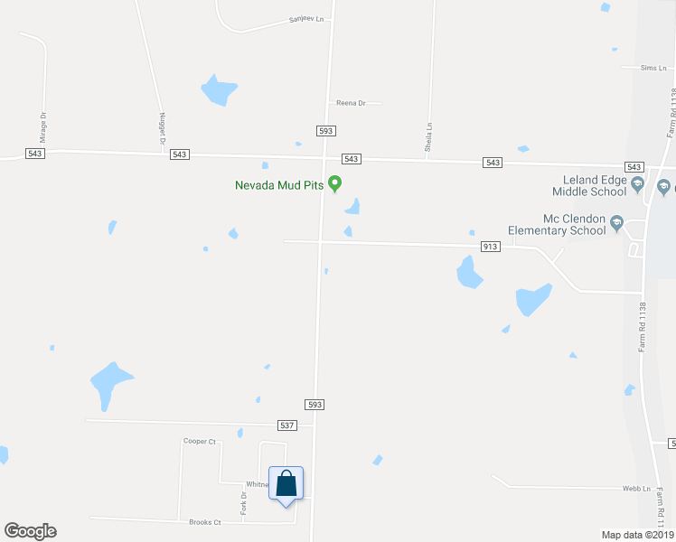 map of restaurants, bars, coffee shops, grocery stores, and more near 18098 County Road 913 in Nevada