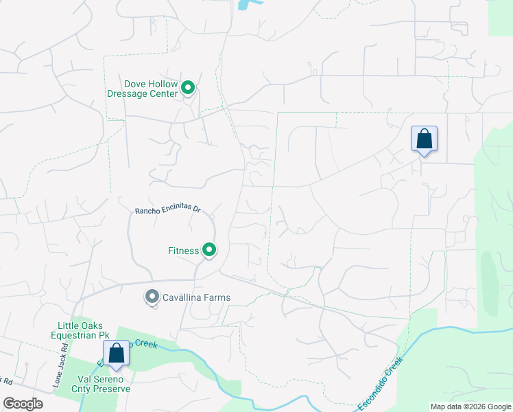 map of restaurants, bars, coffee shops, grocery stores, and more near 3251 Lone Jack Road in Encinitas