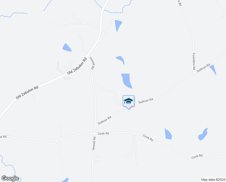 map of restaurants, bars, coffee shops, grocery stores, and more near 141 Willingham Road in Zebulon