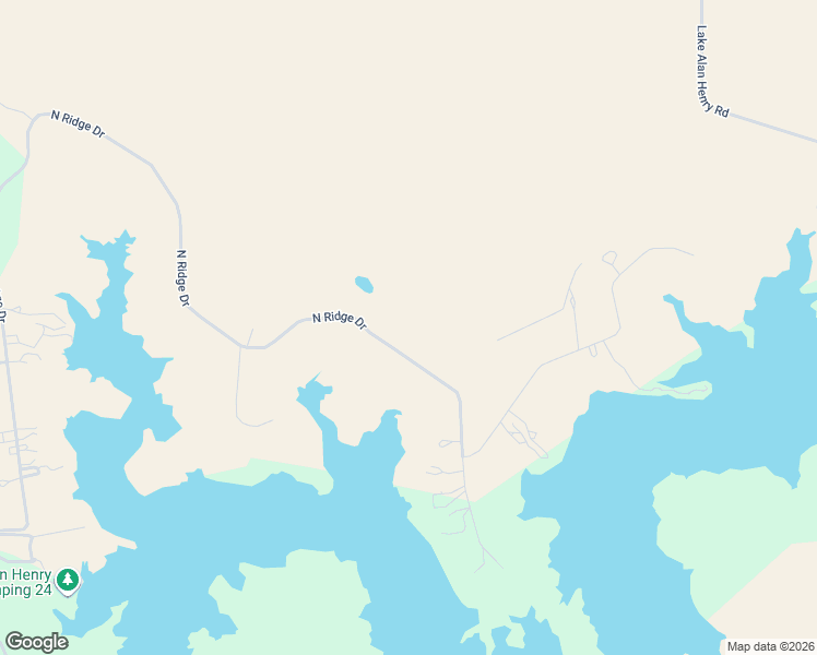 map of restaurants, bars, coffee shops, grocery stores, and more near 137 North Ridge Drive in Justiceburg