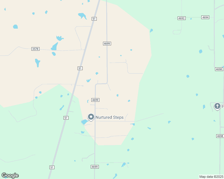 map of restaurants, bars, coffee shops, grocery stores, and more near 569 County Road 4699 in Boyd