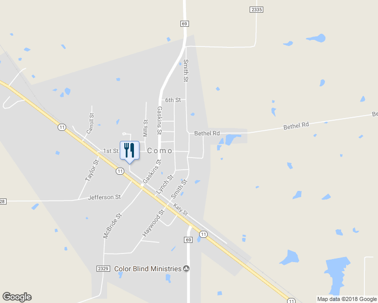 map of restaurants, bars, coffee shops, grocery stores, and more near 502 Smith Street in Como