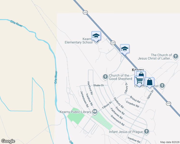 map of restaurants, bars, coffee shops, grocery stores, and more near 519 Greenwich Road in Kearny