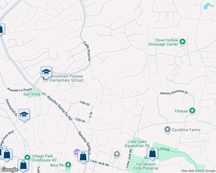 map of restaurants, bars, coffee shops, grocery stores, and more near 1309 Portola Road in Encinitas