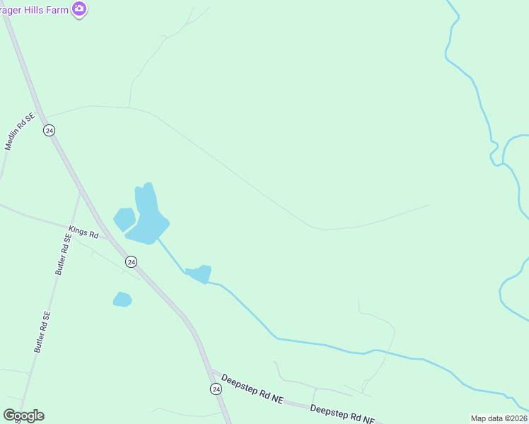 map of restaurants, bars, coffee shops, grocery stores, and more near 187 Ebony Lounge Road Northeast in Milledgeville