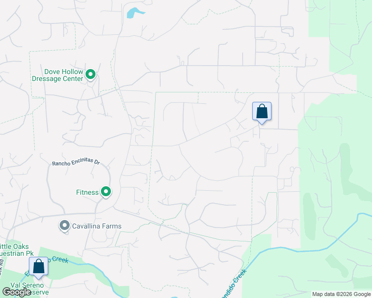 map of restaurants, bars, coffee shops, grocery stores, and more near 3306 Bumann Road in Encinitas