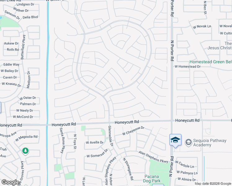 map of restaurants, bars, coffee shops, grocery stores, and more near 42224 West Rummy Road in Maricopa