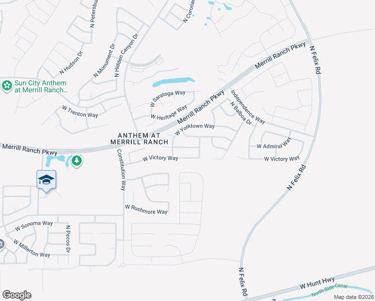 map of restaurants, bars, coffee shops, grocery stores, and more near 6325 West Admiral Way in Florence