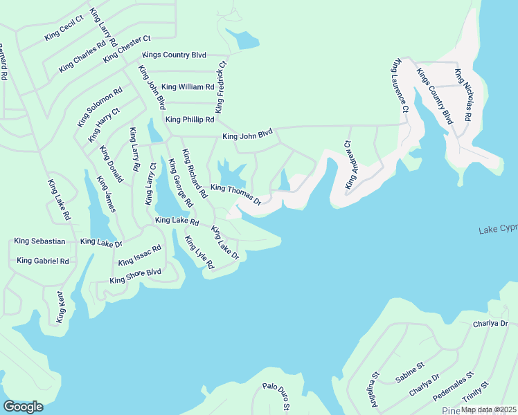 map of restaurants, bars, coffee shops, grocery stores, and more near 904 King Thomas Drive in Scroggins