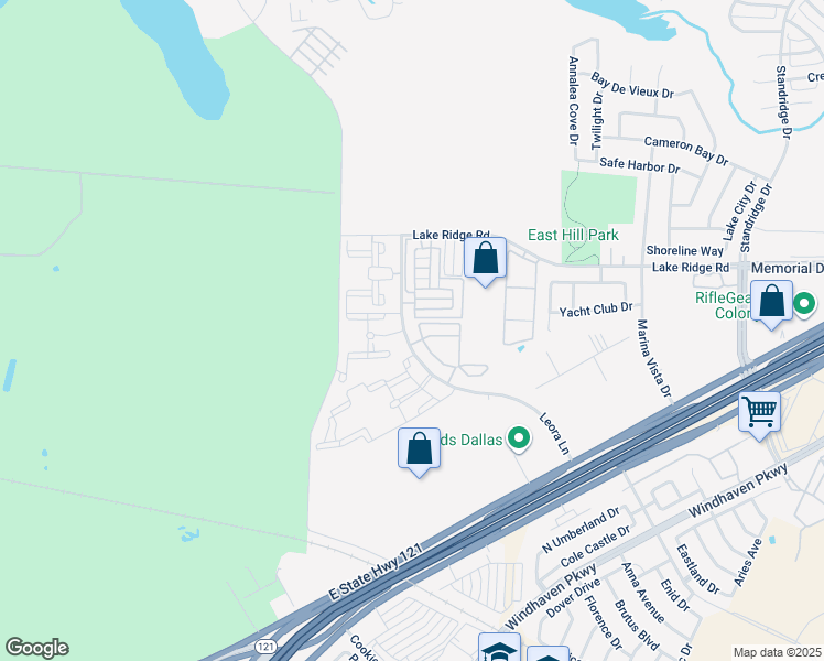 map of restaurants, bars, coffee shops, grocery stores, and more near 701 Leora Lane in The Colony