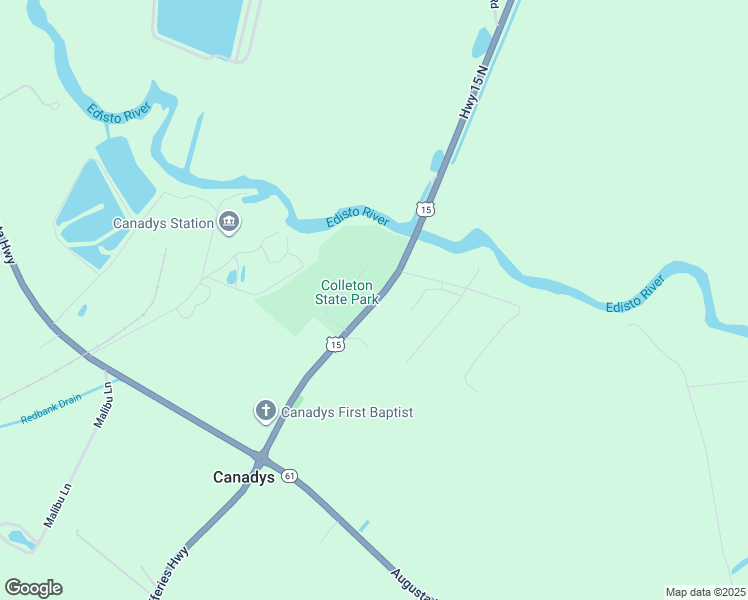 map of restaurants, bars, coffee shops, grocery stores, and more near 11844 Jefferies Highway in Walterboro