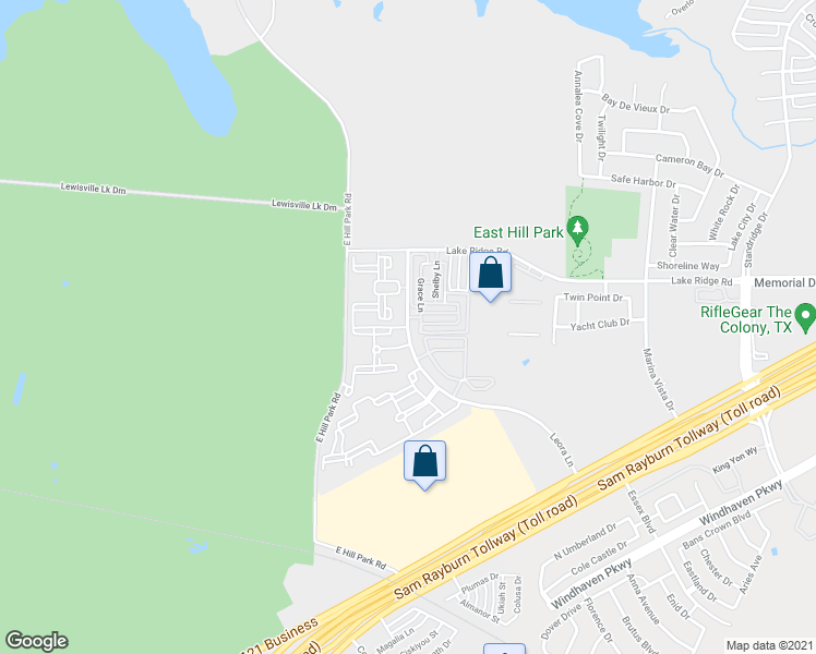 map of restaurants, bars, coffee shops, grocery stores, and more near 702 Leora Lane in Lewisville
