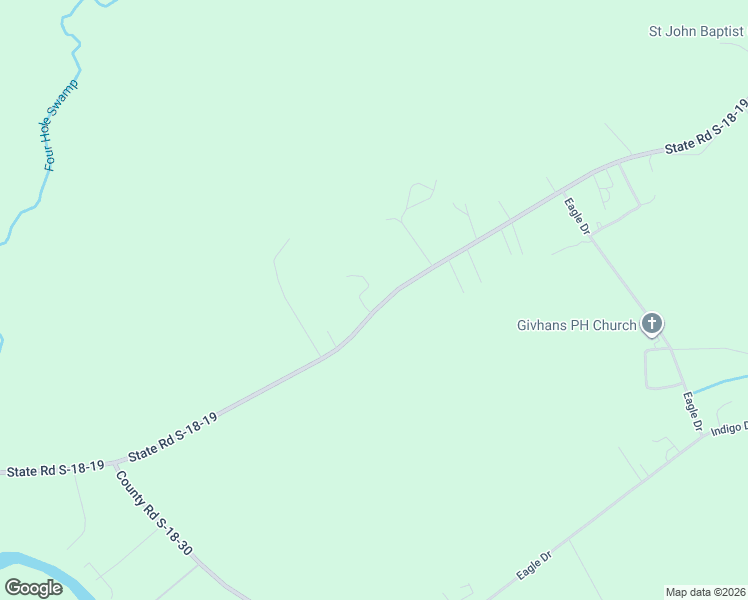 map of restaurants, bars, coffee shops, grocery stores, and more near 1304 Ridge Road in Ridgeville