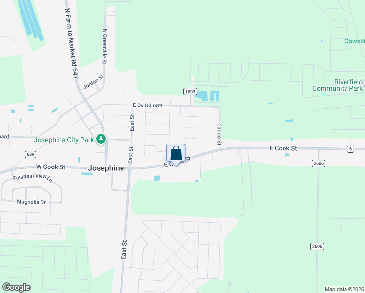map of restaurants, bars, coffee shops, grocery stores, and more near 505 East Cook Street in Josephine